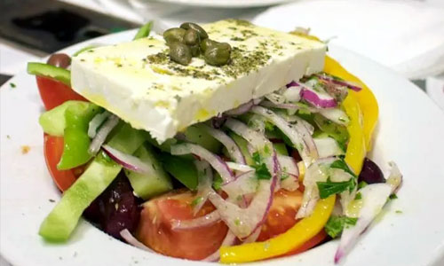 Greek Village Plate